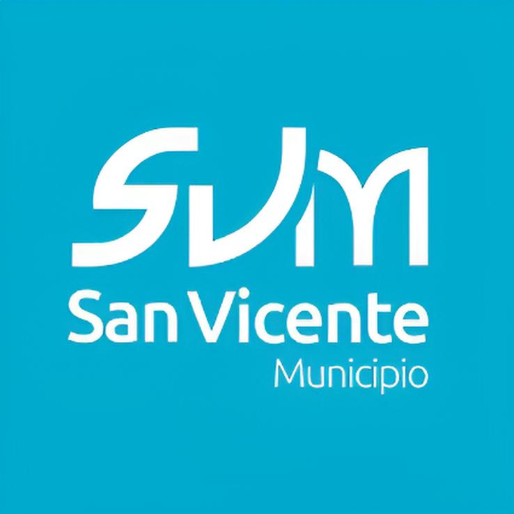 Logo azul del Municipio de San Vicente